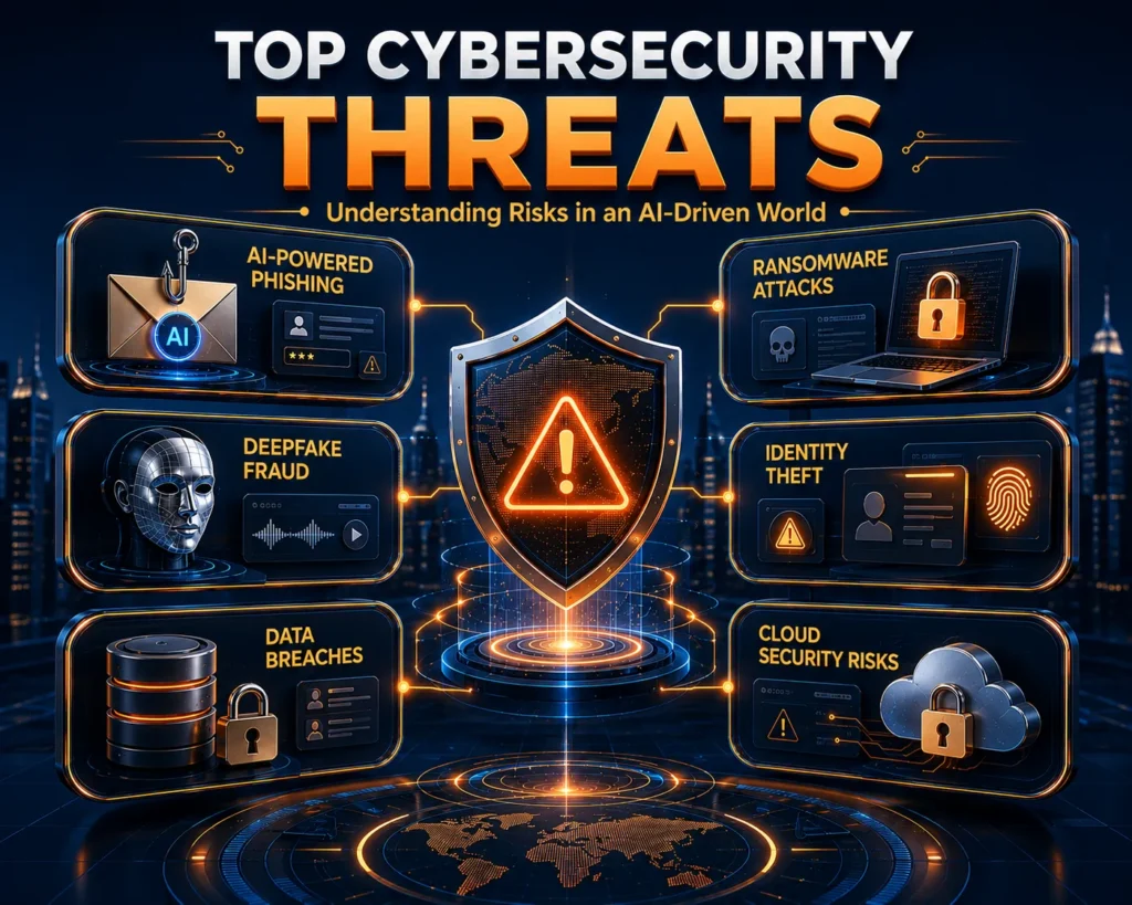 Major cybersecurity threats facing businesses in an AI-driven world